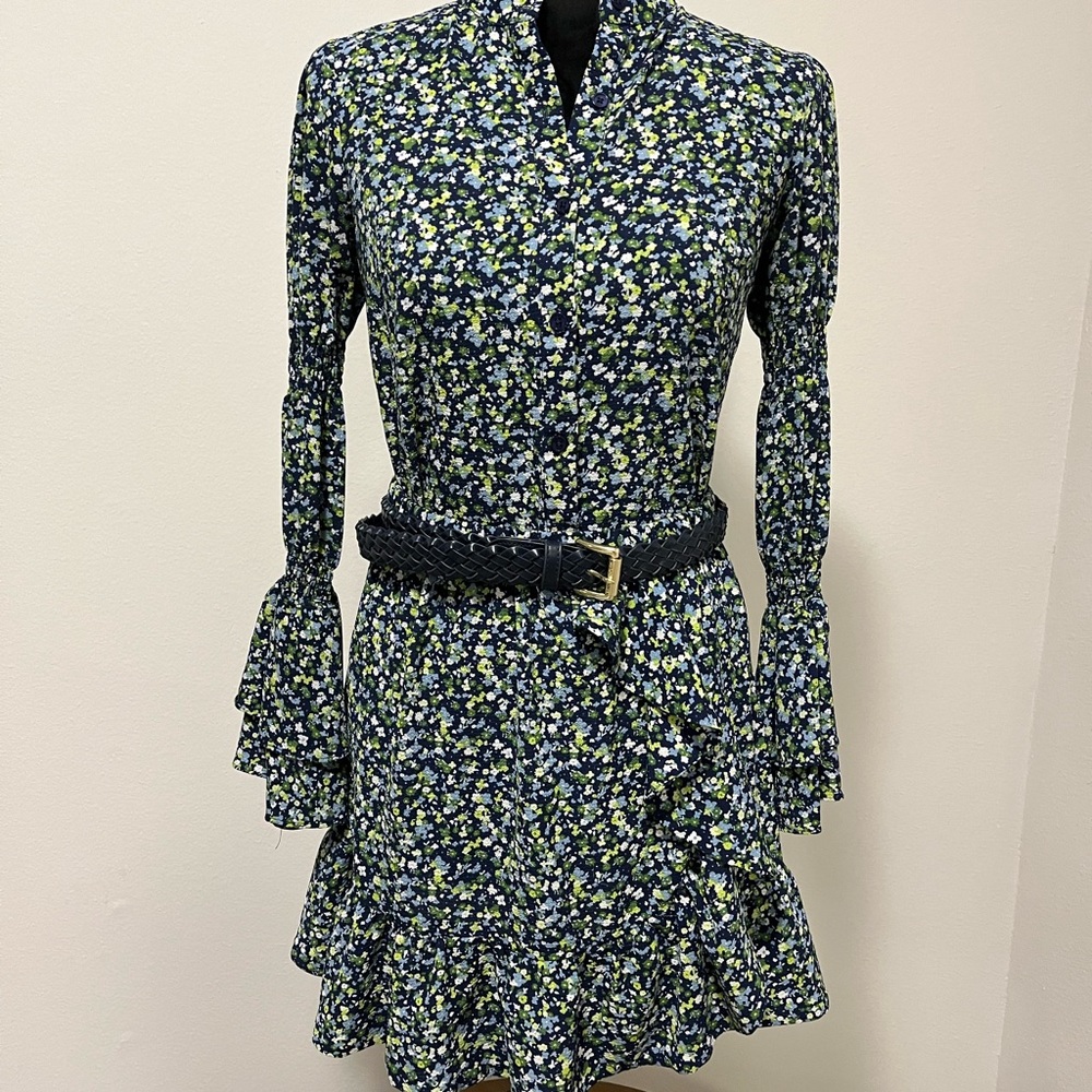 Michael Kors 3 Piece Set - Blouse, Skirt, and Belt
